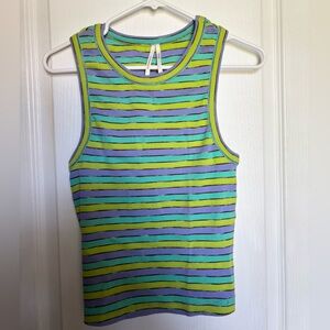 Anthro (by Anthropologie) Striped Ribbed Tank – Size S